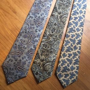 Vintage Paisley Tie Trio